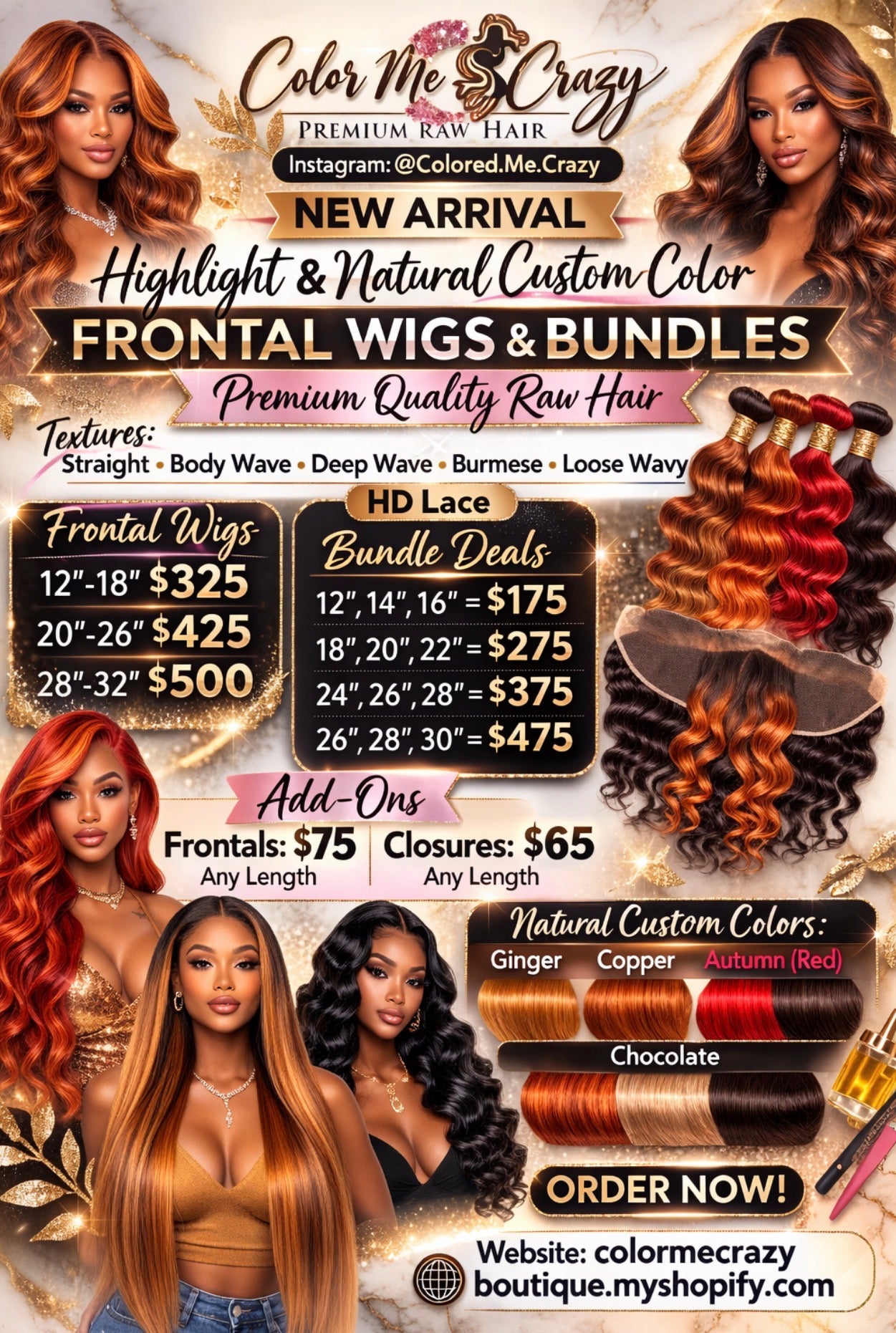 Chocolate Highlights Frontal Units