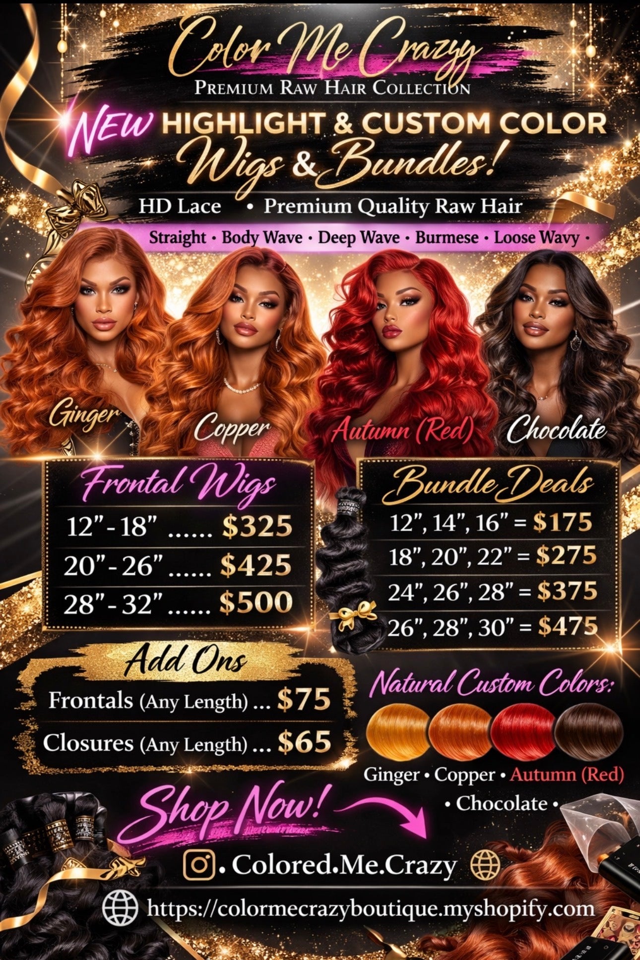Chocolate Highlights Frontal Units